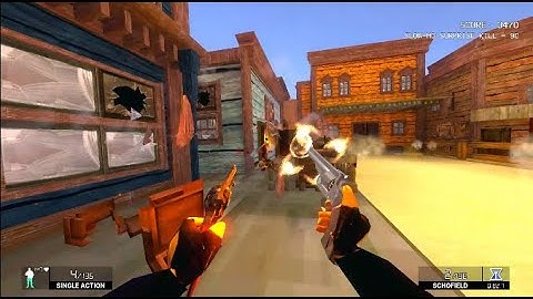 Maximum Action: Wild West Town shootout: full gameplay