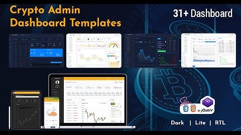 Crypto ICO Admin Template Bootstrap UI Kit with Light Theme