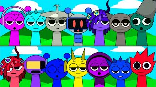 Incredibox - RANDOM COLORS - Horror Versions - Sprunki Mods Showcase