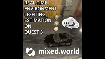 Real-time Lighting Estimation on #Meta #Quest 3