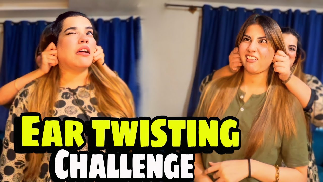 Ear twisting challenge 😍|| anaya vs sehar