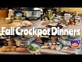 What’s for Dinner| Easy & Budget Friendly Crockpot Recipes| Perfect for Fall 🍁