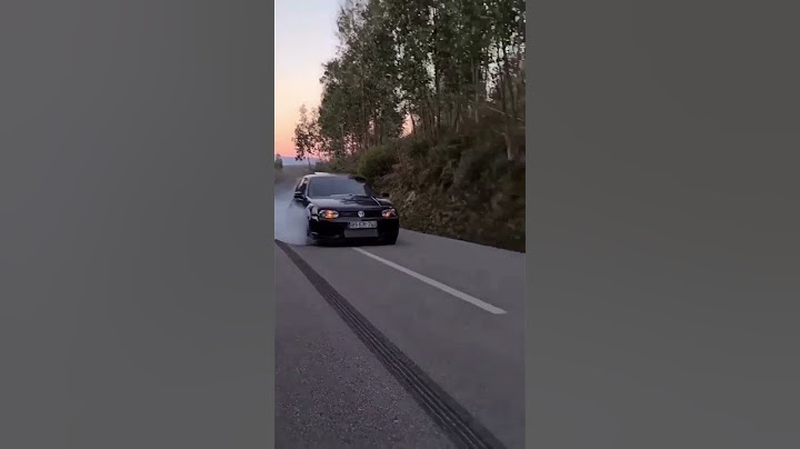 VW GOLF 4 TDI BURNOUT