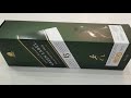 Johnnie walker green label 15 aged years blended malt scotch whisky unboxing