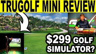 Golf Simulator Review - TruGolf MINI - Unboxing & FIRST LOOK & DEMO! ⛳🏌