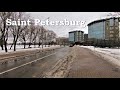 Saint Petersburg - Walking Krestovskiy ostrov (Konstantinovskiy Prospekt) - Russia / Санкт-Петербург