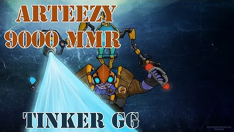 Dota 2 Tinker By Arteezy 9000 MMR  — full game guide pro gameplay
