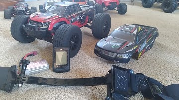 1/10 Hosim 9125 with 9155 body new 14turn 390 motors hardend steel spur and trophy truck wheels!