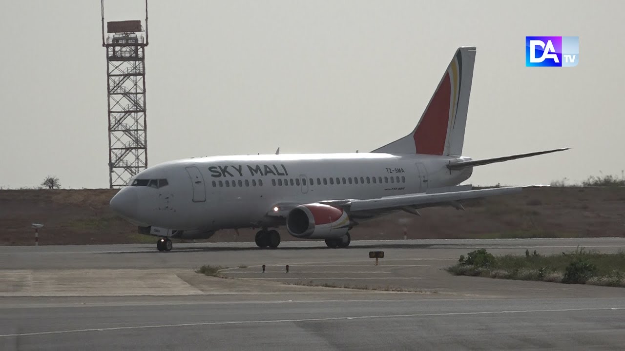 Aviation Larrive triomphale du vol inaugural de Sky Mali  lAibd