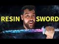 Making an Air-themed Resin SWORD (it glows!)