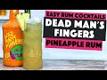 PINEAPPLE Dead Mans Fingers Rum Cocktail | Easy Cocktails to make at Home Bar | Steve the Barman