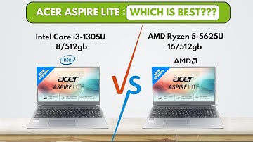 Acer Aspire Lite (i3-1305U vs Ryzen 5-5625U): Best Laptop Under 35,000?