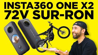 Insta360 ONE X2, лучшая камера для Ebike 360 ​​| ЗапуститьВоспроизведениеBack