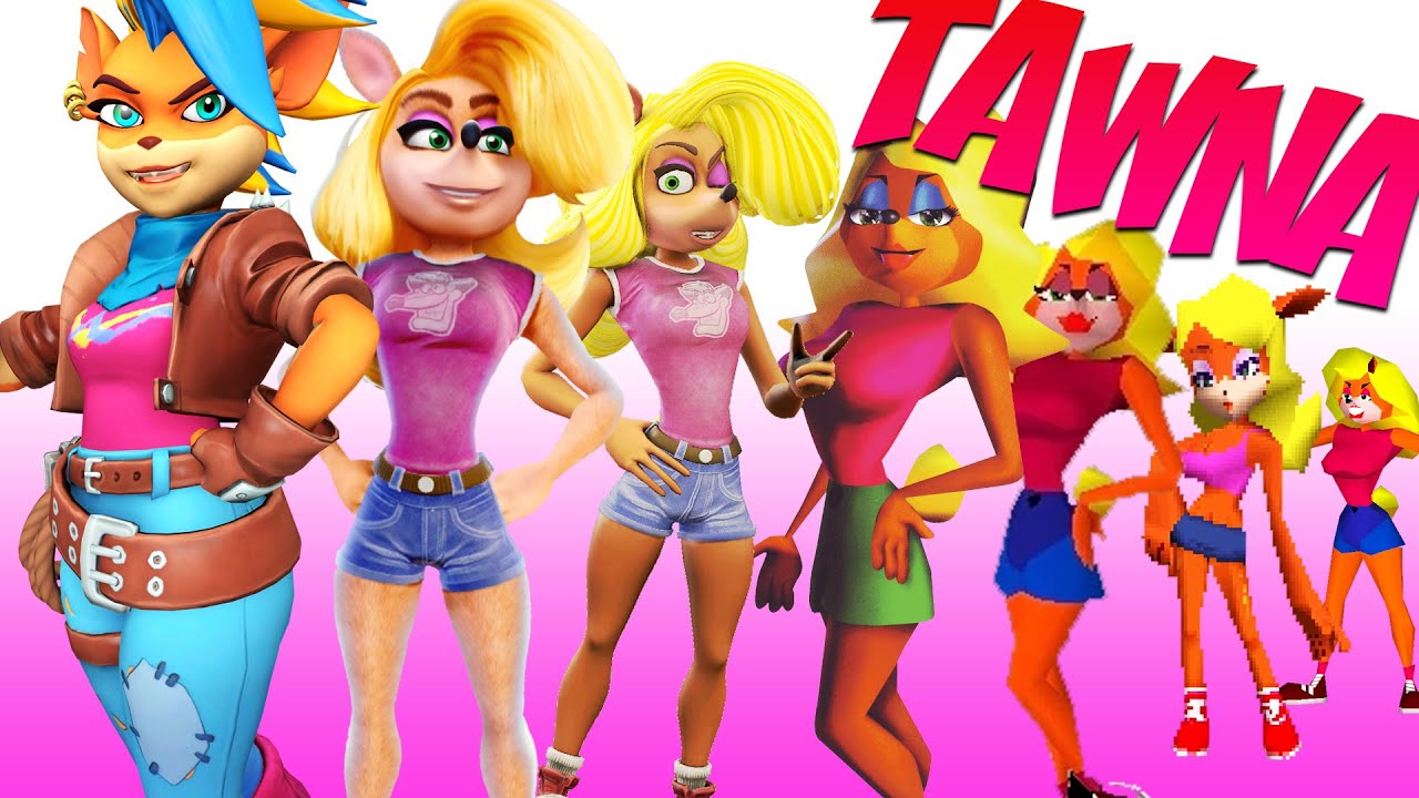 Evolution Of Tawna In Crash Bandicoot Games 1996 2020 Youtube