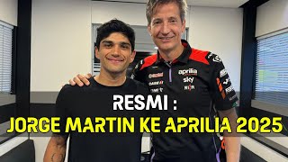 MOTOGP : MARTIN RESMI KE APRILIA 2025 | MARC MARQUEZ KE LENOVO DUCATI? | #tmcblog