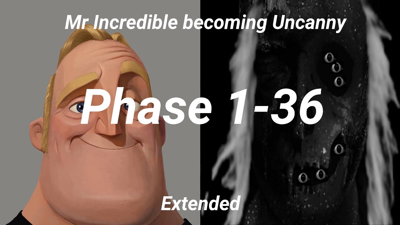 (3K SUBSCRIBERS SPECIAL) Mr. Incredible becoming Uncanny: Phase 1-36 ...