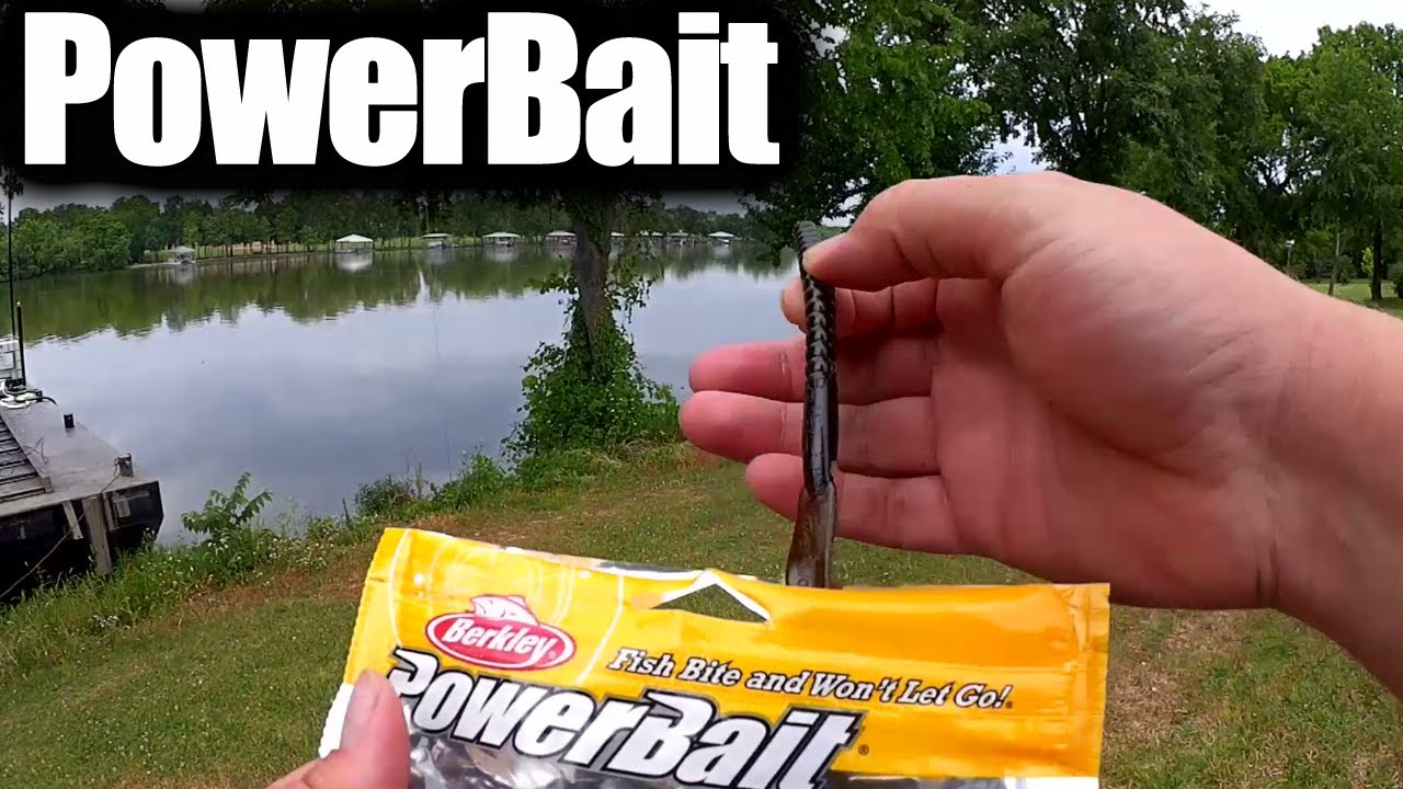 Bass Fishing with a PowerBait Power Worm - Easy Bank Fishing! 