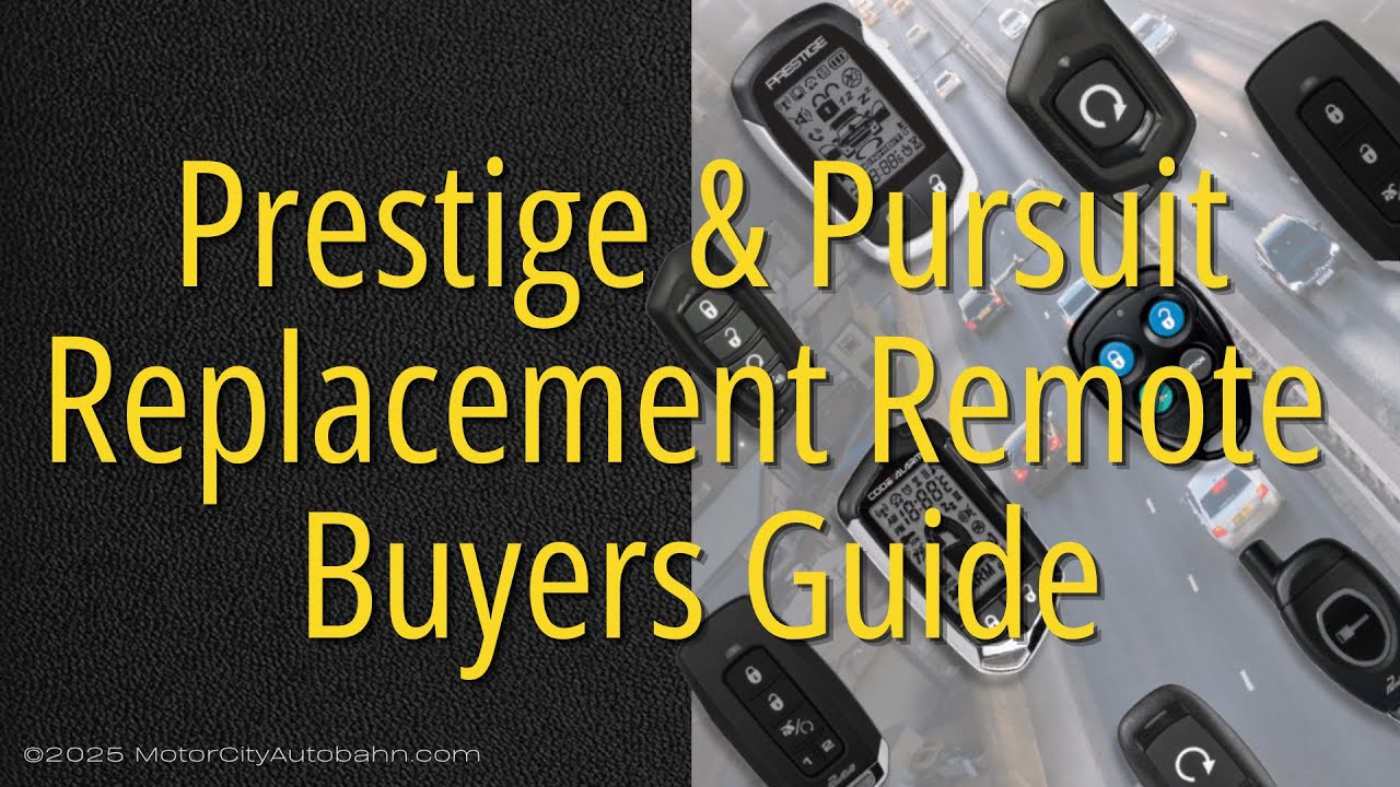 Prestige & Pursuit Replacement Remote Buyers Guide - YouTube