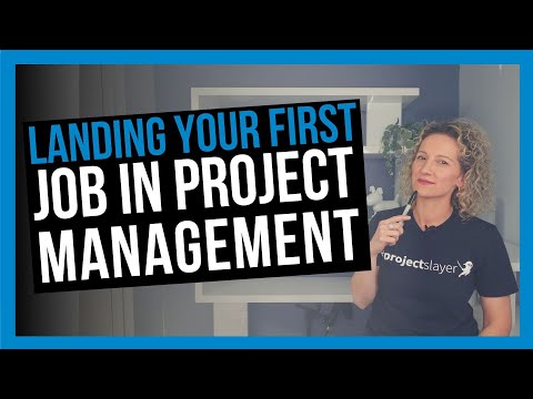 How To Get Your First Job In Project Management