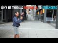 Why He Throws Footballs to Strangers