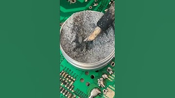 how to clean soldering iron tip. #solderingtutorial #solderingtool #solderingtips #diy #howto