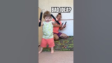 I GAVE MY BABY NUNCHUCKS 😂