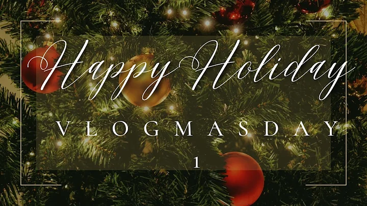 Vlogmas Day 2: Putting up our Christmas Tree (we m...