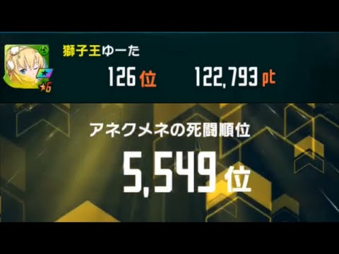 ソードアート オンライン コード レジスタ ギルドランキングイベント 最上級 アネクメネの死闘 ５日目 Youtube