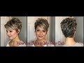 Hair Tutorial with my New Cut - Swept Bangs & Smooth Back