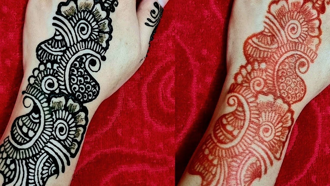 Left Hand Back Side Simple Mehndi Designs For Left Hand Videos
