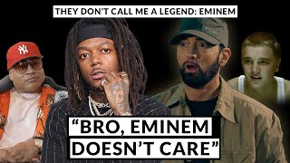 bro Eminem Doesnt Care Jid Speaks On Leaving Eminem Off Gdlu Eminem On Being Called A Legend