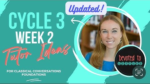 CC Cycle 3 Week 2 Tutor Ideas UPDATED!!