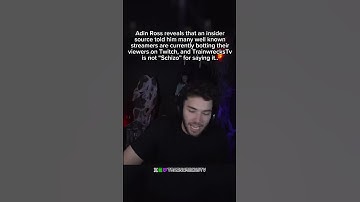 Adin Ross reveals streamers are currently botting their viewers on Twitch #trainwreckstv #adinross