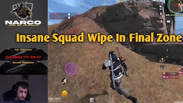 CoD Narco Did Intense Squad Wipe In Final Zone Then This Happen 😱