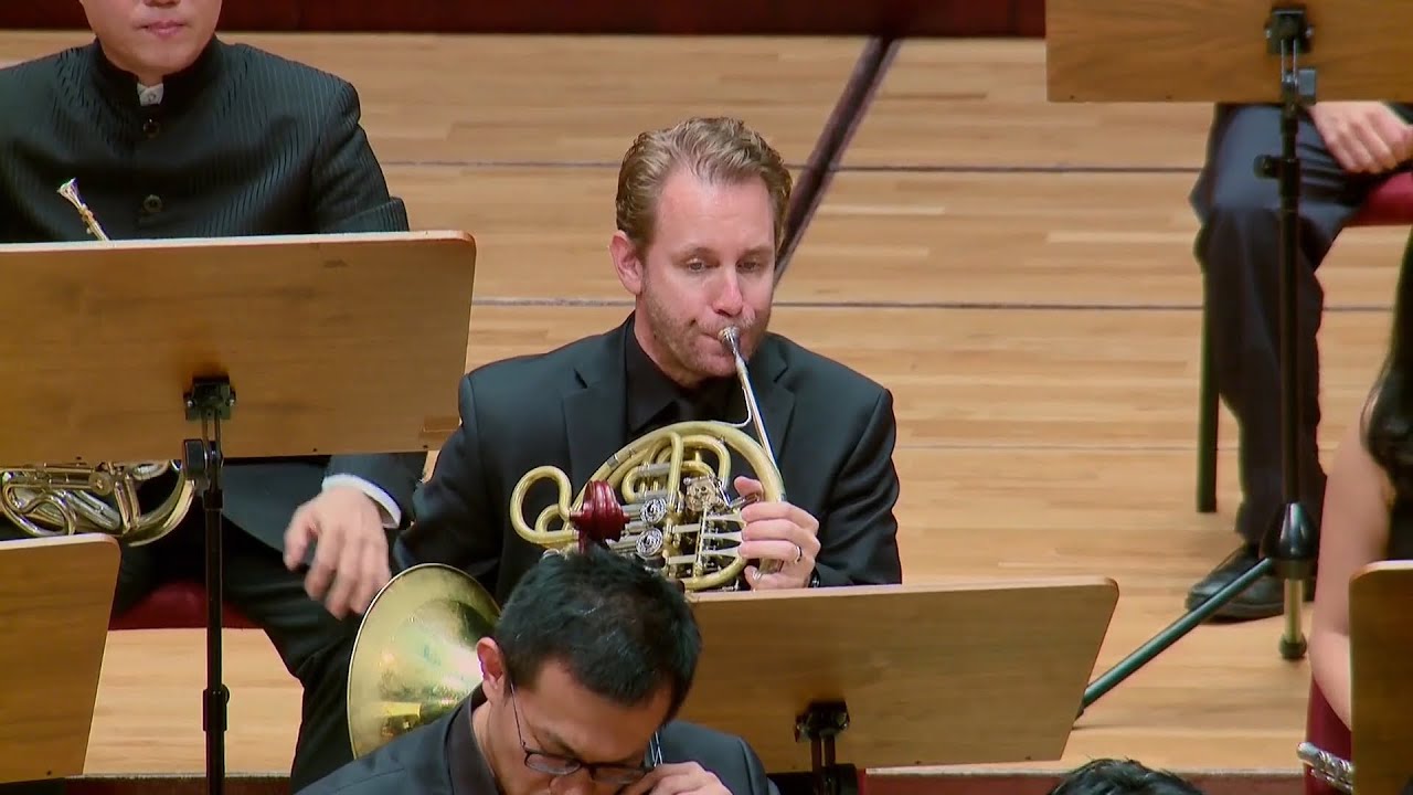 Taiwan Connection - Brahms: Symphony No. 2, Mov. I. Horn solo - Andrew Bain
