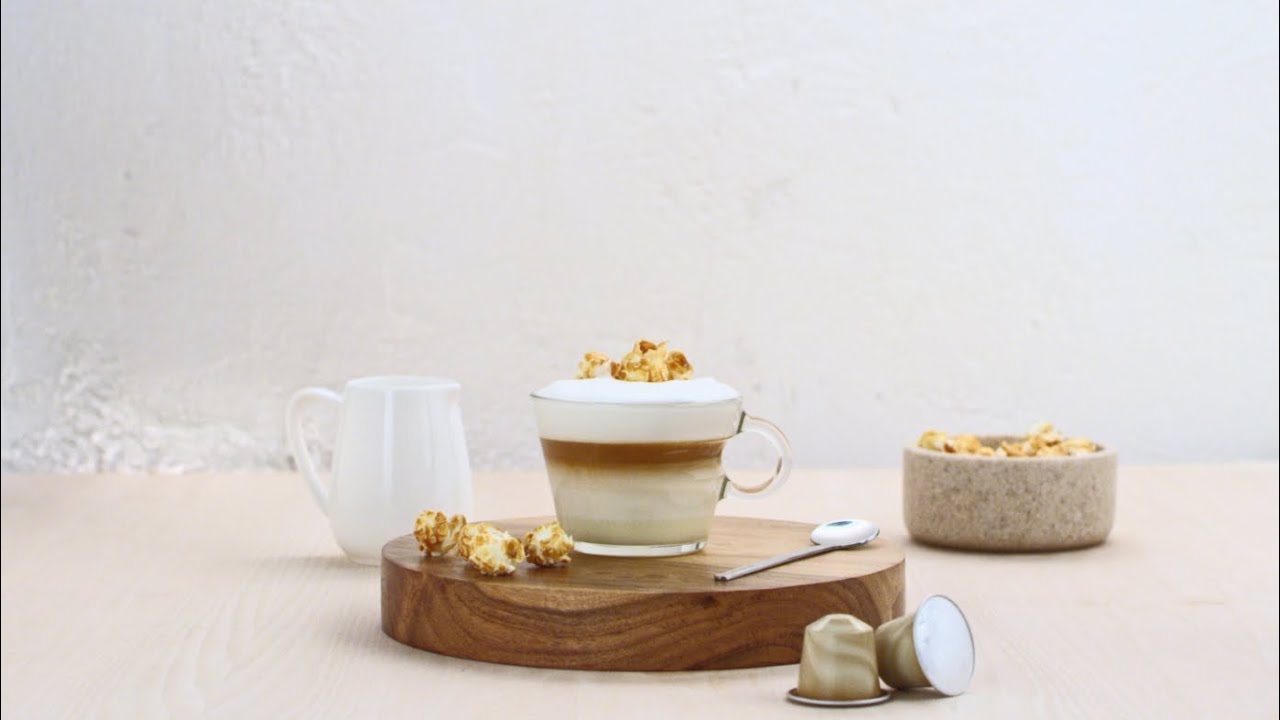 Nespresso - Go A Cup Above with this Popcorn Cappuccino – combine popcorn  with the sweet and silky notes of Limited Edition TANIM de Chiapas.  INGREDIENTS 1 capsule of TANIM de Chiapas