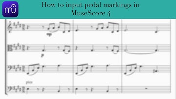How to Input Pedal Markings in Musescore 4