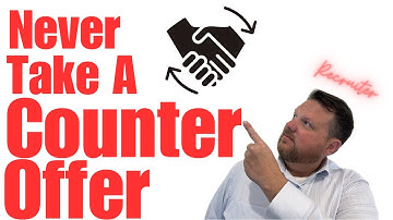 How I learned the hard way not to accept a counteroffer!  Never Take a Counteroffer
