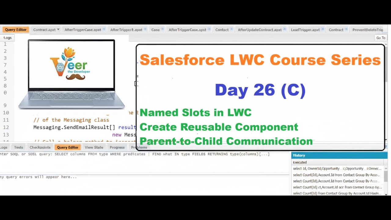 Day 26 (C): Named Slots in LWC | Create Reusable Component | Parent-to ...