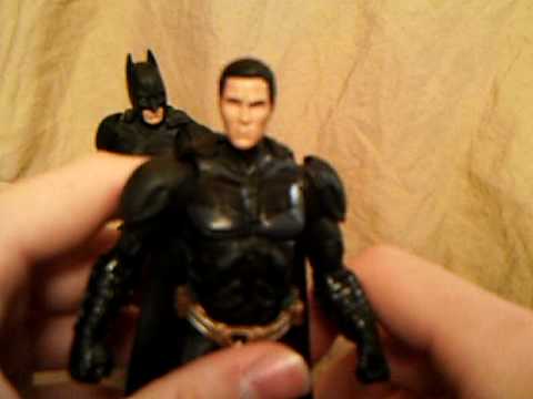 Movie Masters Batman (Dark Knight Suit) + Unmasked Chase Figure Review