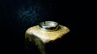 How to make a Stainless Steel ring with hand tools only
