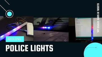 Police Lights with Arduino Uno | Blue Lights