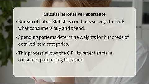 Why Is Relative Importance Crucial For CPI?