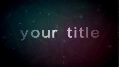 After Effects Intro Free Template (NO PLUGINS NEEDED) #9