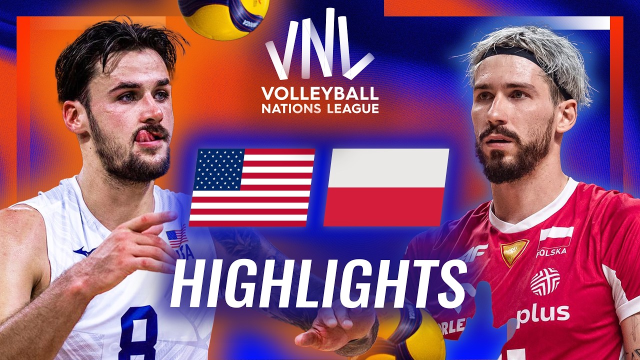 USA 🇺🇸 vs. Poland 🇵🇱 - Highlights | Week 3 | Men's VNL 2026