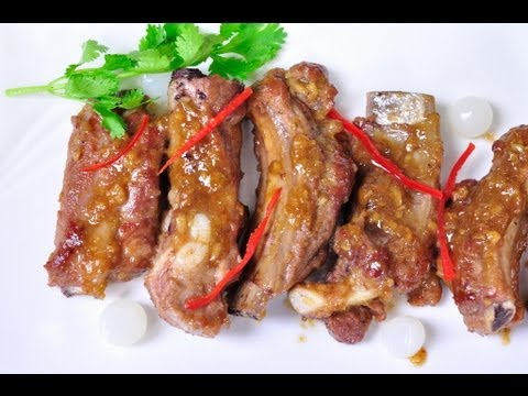 ซี่โครงหมูอบน้ำผึ้ง - อาหารจีน