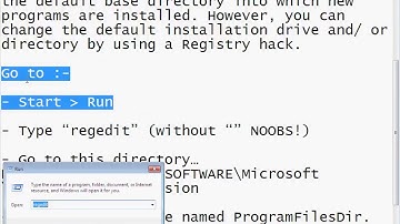 how to change default install location