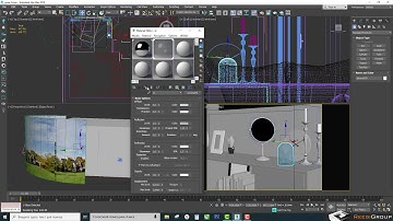 5. Настройки материалов в Corona.