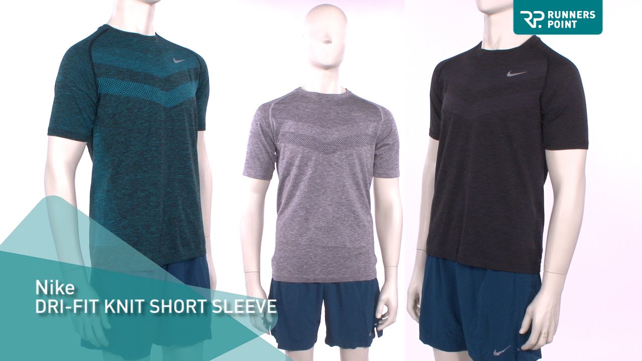 Nike Dri-fit Knit Short Sleeve Shirt - YouTube