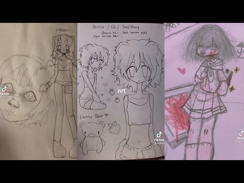 ALT TIKTOK DRAWINGSanimecore drawingstw